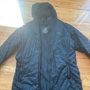 L.L. Bean Women's Fleece-Lined Primaloft Coat